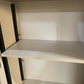 White office cabinet, storage unit, rolling door sliding door cupboard 110cm x 53cm H:123cm