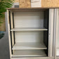 White office cabinet, storage unit, rolling door sliding door cupboard 110cm x 53cm H:123cm