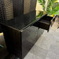 Ikea BESTÅ Storage combination w doors/drawers,  black-brown 120cm x 42cm x 74 cm
