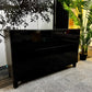 Ikea BESTÅ Storage combination w doors/drawers,  black-brown 120cm x 42cm x 74 cm