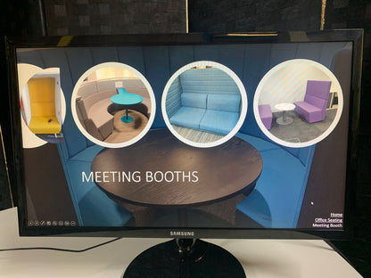 SAMSUNG S22F350FH Monitor, RGB and HDMI port, 22 inch for office, school, reception