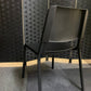 Preowned Chair Black  Plastic Back Adult Dining Meeting Training Stacking