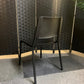 Preowned Chair Black  Plastic Back Adult Dining Meeting Training Stacking