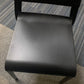 Preowned Chair Black  Plastic Back Adult Dining Meeting Training Stacking