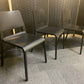 Preowned Chair Black  Plastic Back Adult Dining Meeting Training Stacking