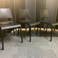 Preowned Chair Black  Plastic Back Adult Dining Meeting Training Stacking