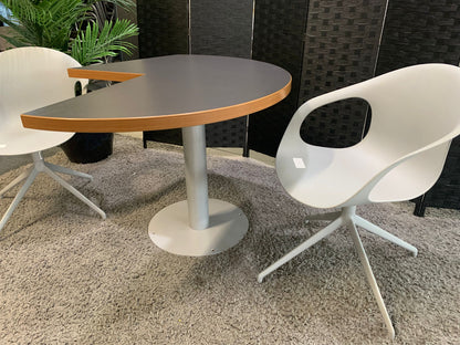 Modern grey finish breakout table 120cm diameter