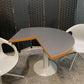 Modern grey finish breakout table 120cm diameter