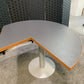 Modern grey finish breakout table 120cm diameter