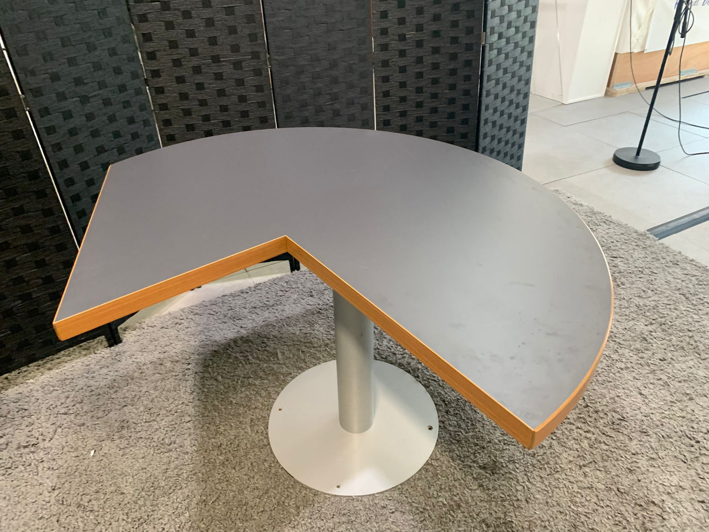 Modern grey finish breakout table 120cm diameter