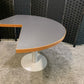 Modern grey finish breakout table 120cm diameter