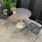 Modern grey finish breakout table 120cm diameter