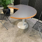 Modern grey finish breakout table 120cm diameter
