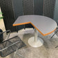 Modern grey finish breakout table 120cm diameter