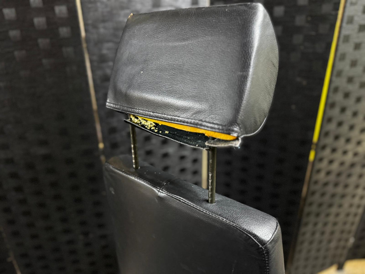 Black Executive Swivel Chair with headrest