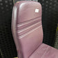 Used Leather Office Swivel Chair in Purple - no arms