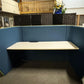 Rectangular Workstation Pod Cubbi desk table Privacy office space DEN Booth
