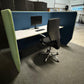 Rectangular Workstation Pod Cubbi desk table Privacy office space DEN Booth