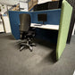 Rectangular Workstation Pod Cubbi desk table Privacy office space DEN Booth
