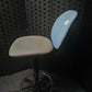 High Ergonomic Operators Drafting Chair without Arms in Grey and Blue