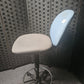 High Ergonomic Operators Drafting Chair without Arms in Grey and Blue