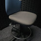 High Ergonomic Operators Drafting Chair without Arms in Grey and Blue