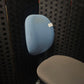 High Ergonomic Operators Drafting Chair without Arms in Grey and Blue