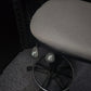 High Ergonomic Operators Drafting Chair without Arms in Grey and Blue