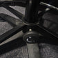 High Ergonomic Operators Drafting Chair without Arms in Grey and Blue