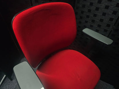 Orangebox Ergonomic Chair in Red for Office Desk Use