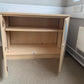 Maple Desk High Double door Cupboard 1 shelf 1000w x 600d x 730h