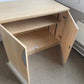 Maple Desk High Double door Cupboard 1 shelf 1000w x 600d x 730h