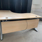Secondhand Beige Corner Office Desk - Right Hand - 1600mm