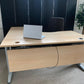 Secondhand Beige Corner Office Desk - Right Hand - 1600mm