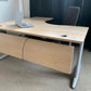 Secondhand Beige Corner Office Desk - Right Hand - 1600mm