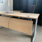 Secondhand Beige Corner Office Desk - Right Hand - 1600mm