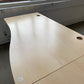 2 Seater Office Wave Desk Pod, Computer Workstation Desk 320cm x 100cm in Maple finish