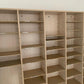 Used Pigeon hole storage unit wooden h 190cm x w 186cm x d 27cm
