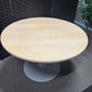 Preowned Round Office Meeting Table in Beech  - 1200mm Diameter