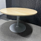 Preowned Round Office Meeting Table in Beech  - 1200mm Diameter