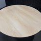 Preowned Round Office Meeting Table in Beech  - 1200mm Diameter