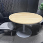Preowned Round Office Meeting Table in Beech  - 1200mm Diameter