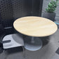 Preowned Round Office Meeting Table in Beech  - 1200mm Diameter