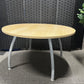 Used Beige Office Circle Table for Office Meeting Rooms - 120cm Diameter