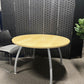 Used Beige Office Circle Table for Office Meeting Rooms - 120cm Diameter