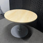 Used Round Office Meeting Table in Beech  - 1000mm Diameter