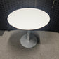 Second-hand White Office Meeting Room Round Table - 75cm Diameter