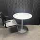 Second-hand White Office Meeting Room Round Table - 75cm Diameter