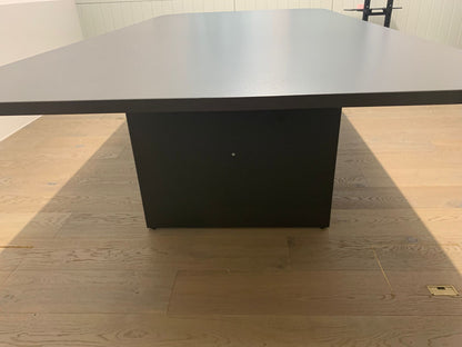 Used Boardroom Office Table Grey 240cm w x 120cm d x 73cm