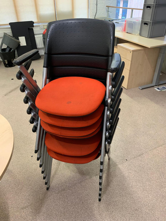 Used Senator Pyramid Multi Purpose Stackable Foldable Office Meeting Training Chair